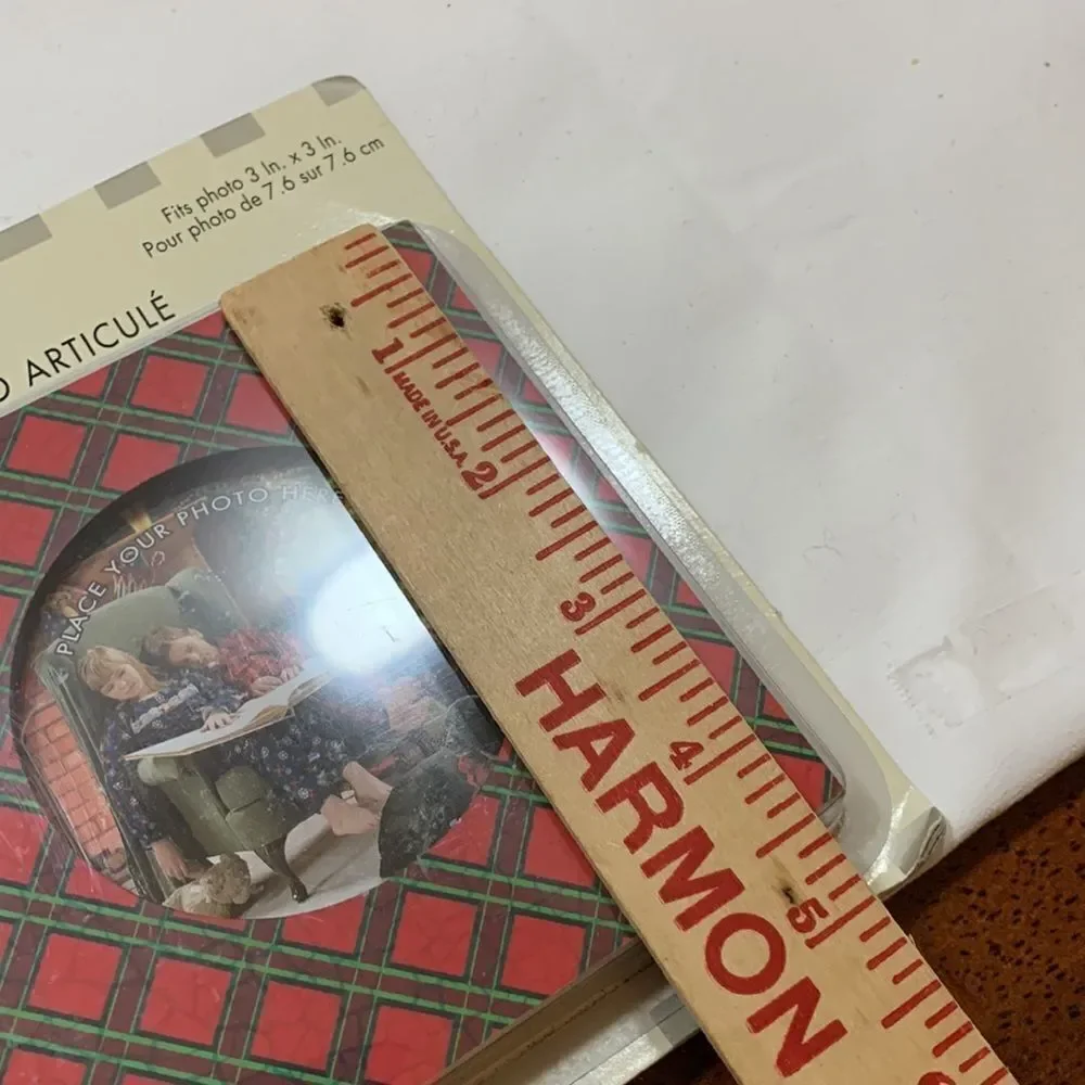 American Greetings hinged Christmas photo frame